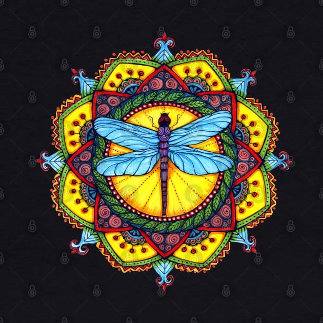 Dragonfly Mandala by Heartsake